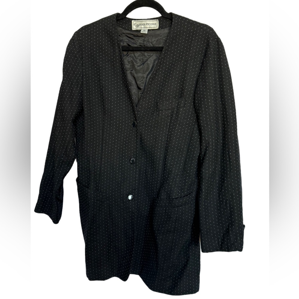 Evan Picone Polka Dot Vintage Blazer